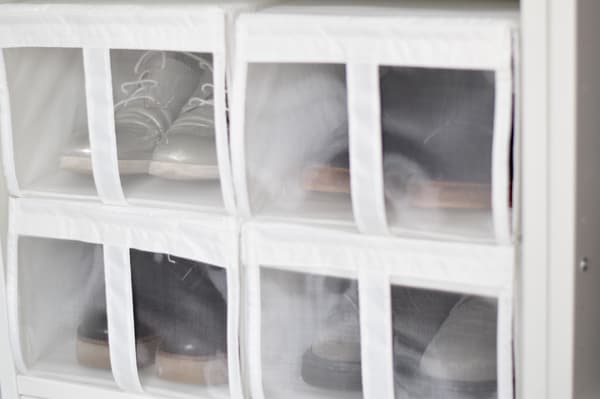 SKUBB Boîte à chaussures Blanc
