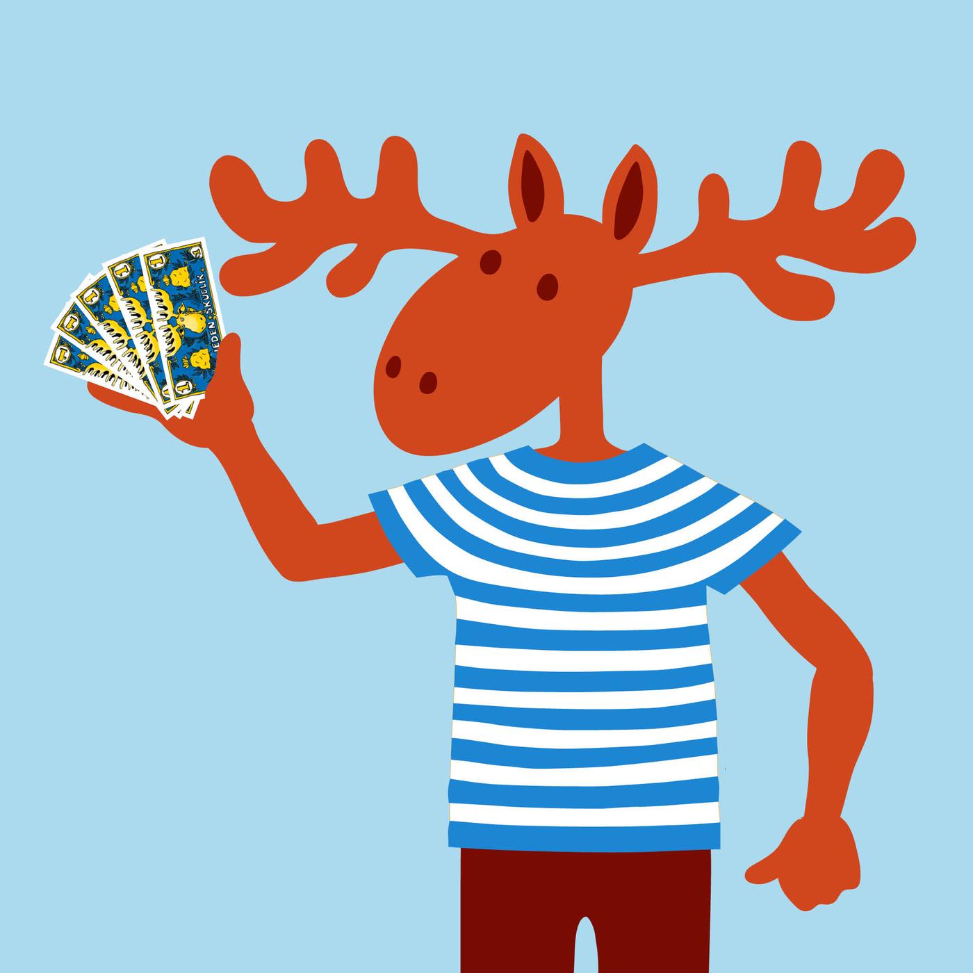 Škudlík s dětskými penízky.