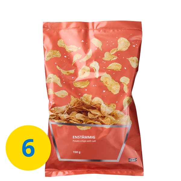 Slané bramborové chipsy ENSTÄMMIG.
