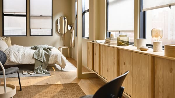 Sleek storage ideas for a minimalist bedroom look
