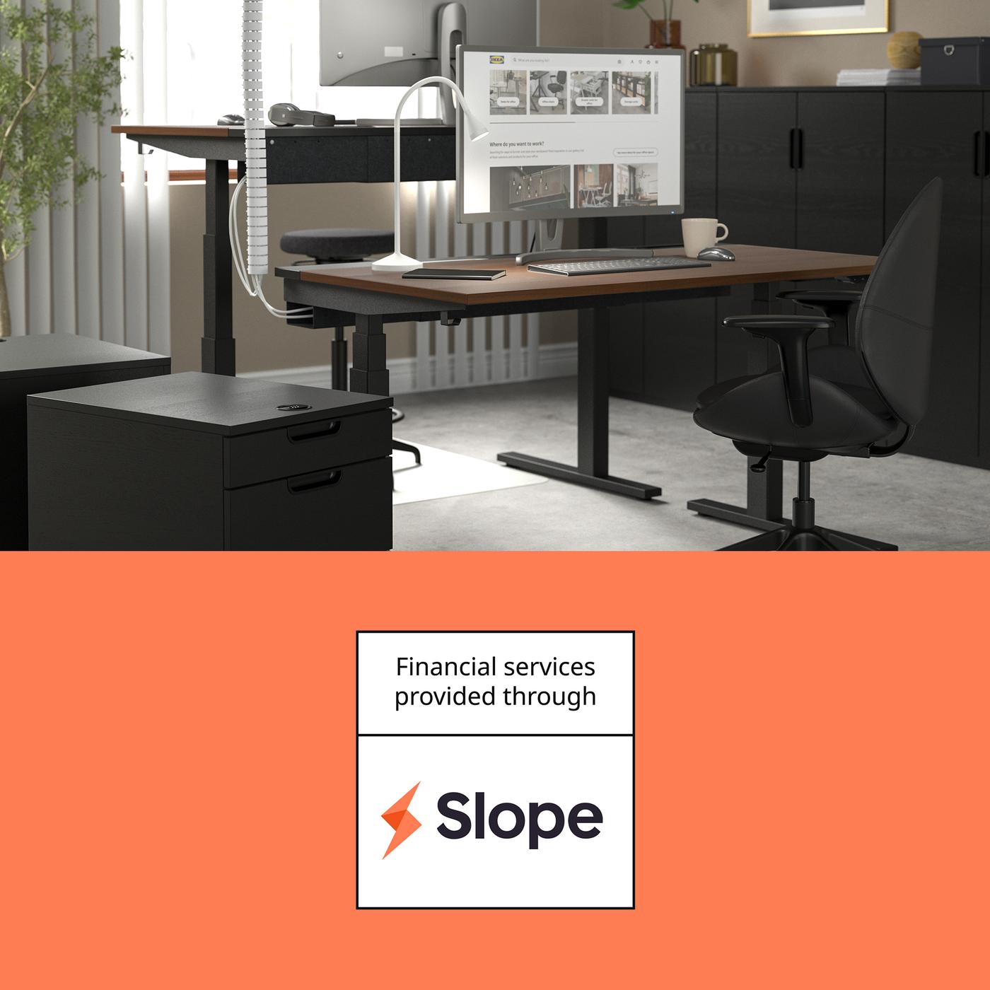 Slope for business purchases