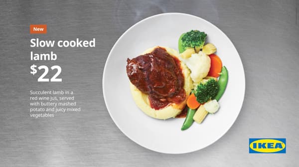 Slow cooked lamb