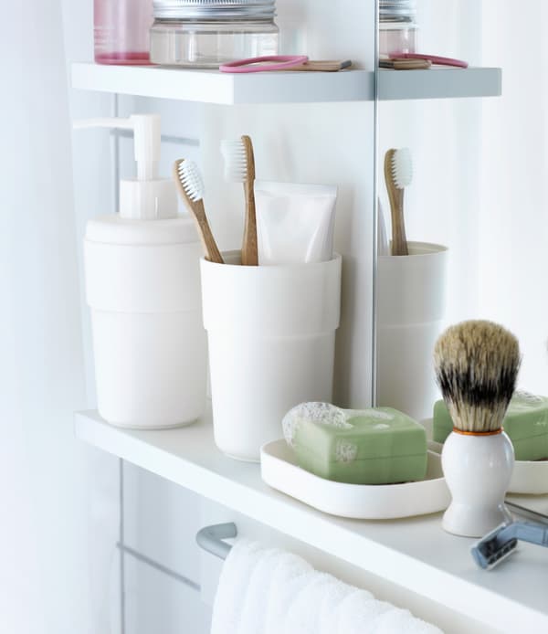 Small bathrooms where simplicity is everything