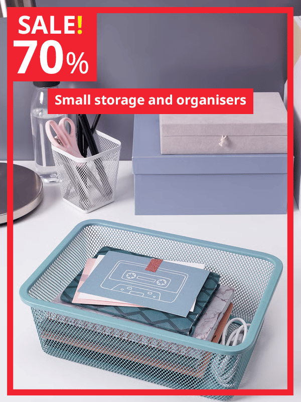 Small storage and organisers