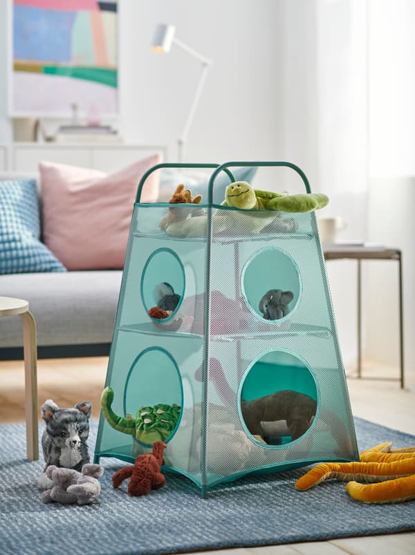 small tent on the floor