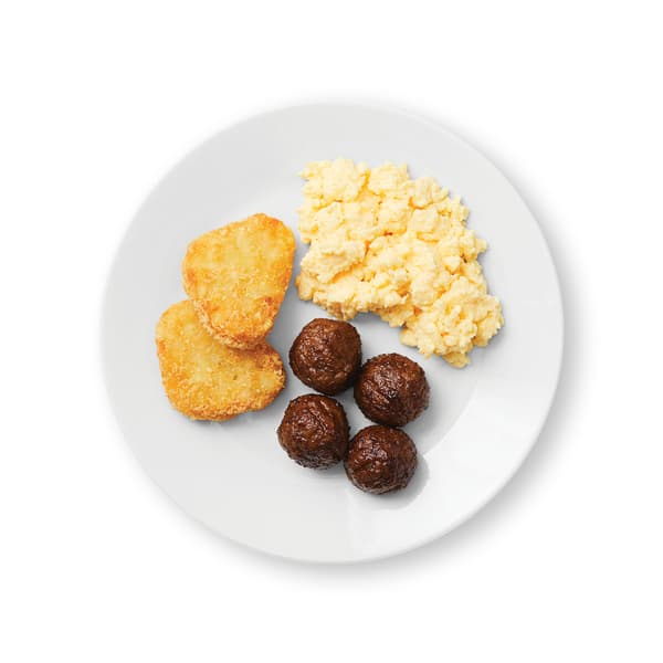 Small vegetarian breakfast