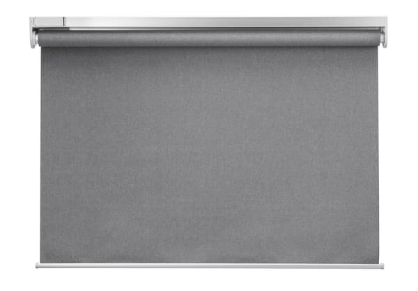 Smart blinds against white background.
