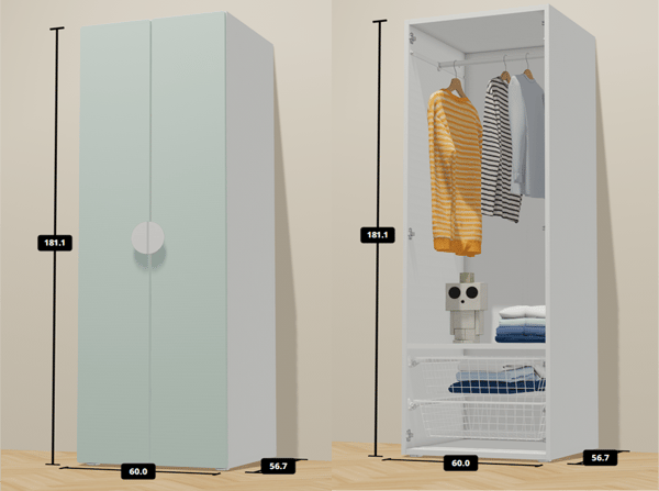 SMÅSTAD storage combination