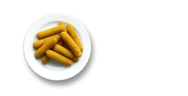 smažené mozzarella tyčky