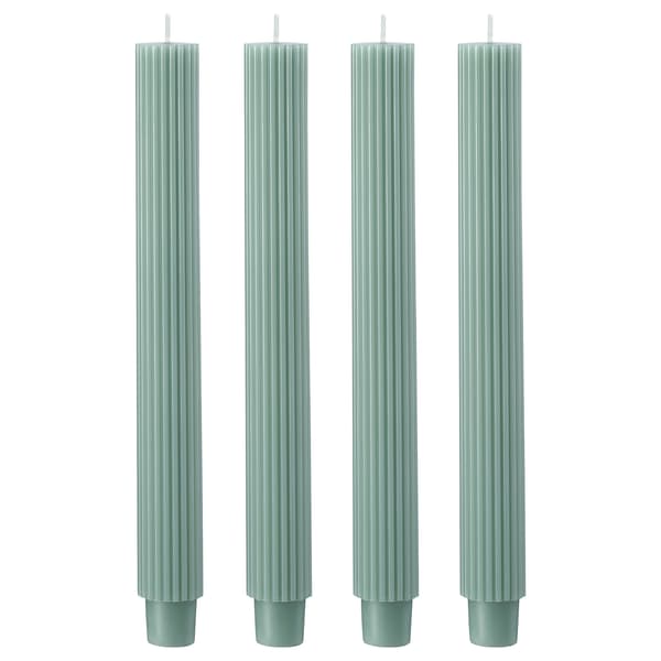 SMÖJTRÄD candles light green