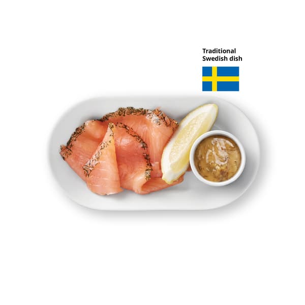 Smoked salmon plate