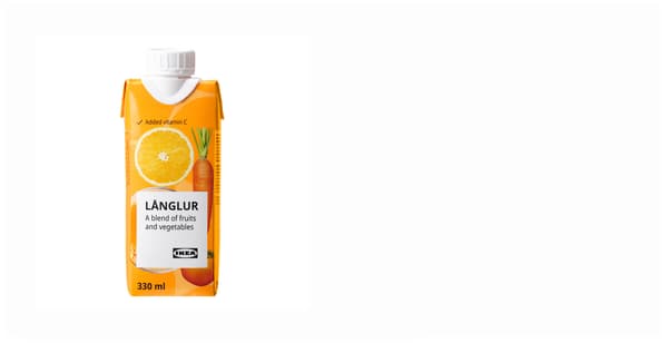 Smoothie z ovoce a zeleniny, oranžová/přidaný vitamin C