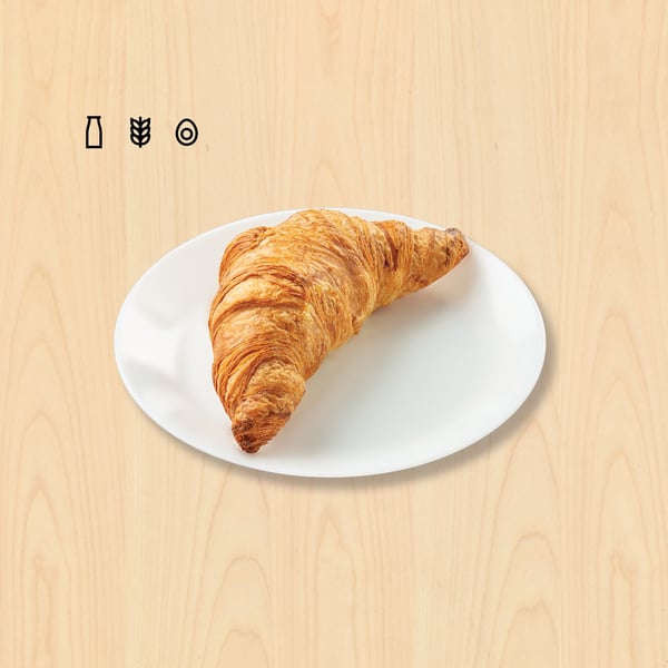 Sötbröd
Croissant
$25
Pan de calidad europea