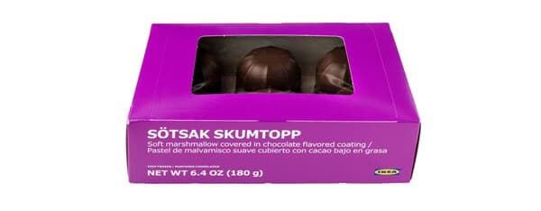 SÖTSAK SKUMTOPP, soft marshmallow pastry