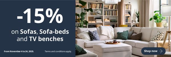 Sofa and TV bench offer