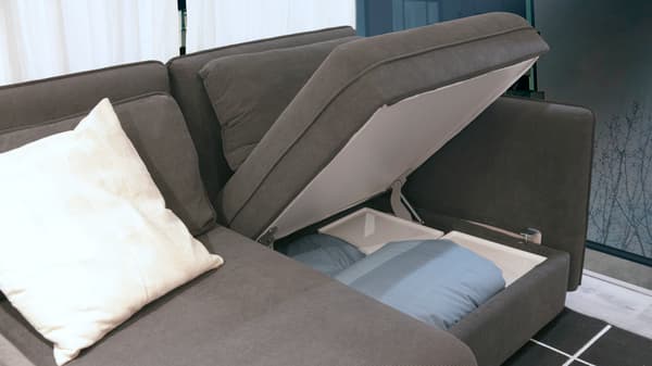sofa con almacenaje