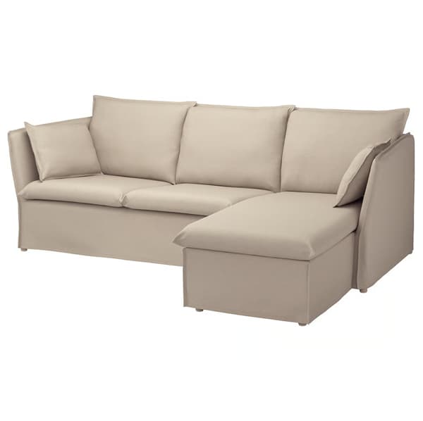 SOFA CON FUNDA BEIGE