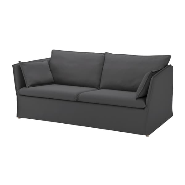 sofa con funda negra