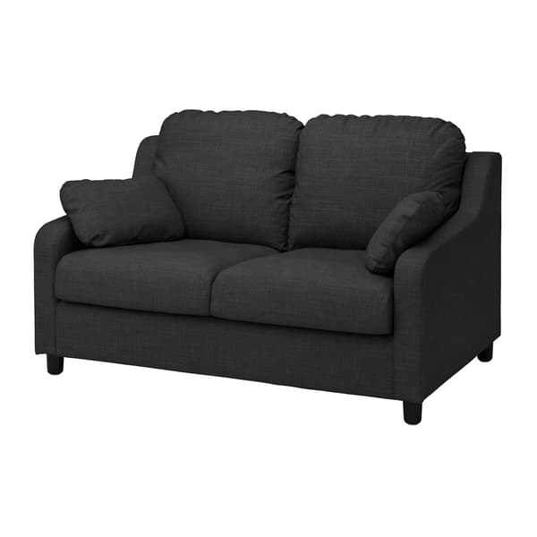 sofa con funda negra