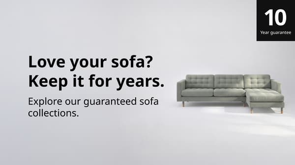 sofa gurantee