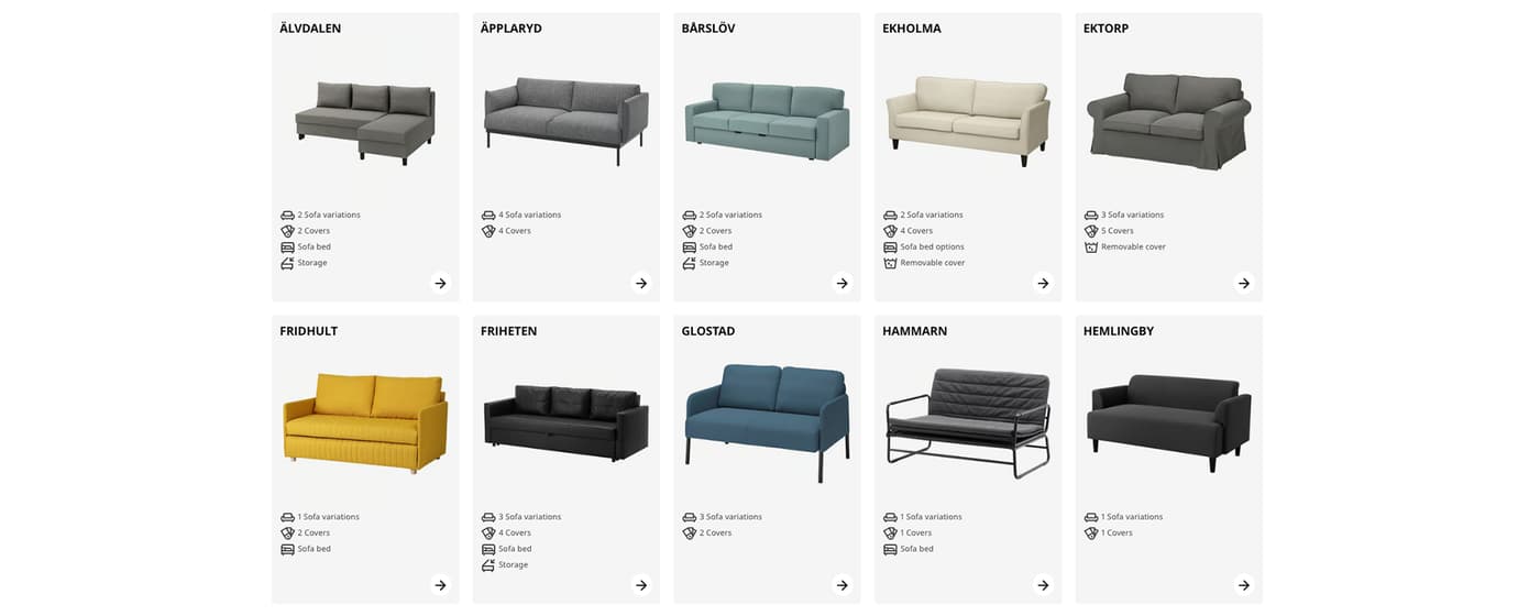 Explore all sofas