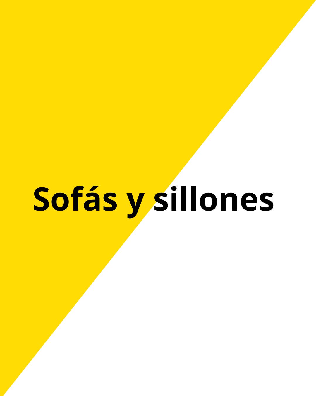 Sofás y sillones