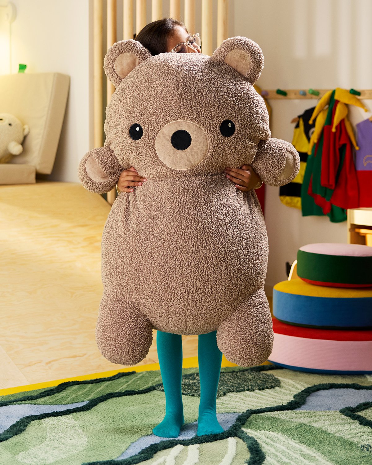 soft toy 100 cm bear/beige
