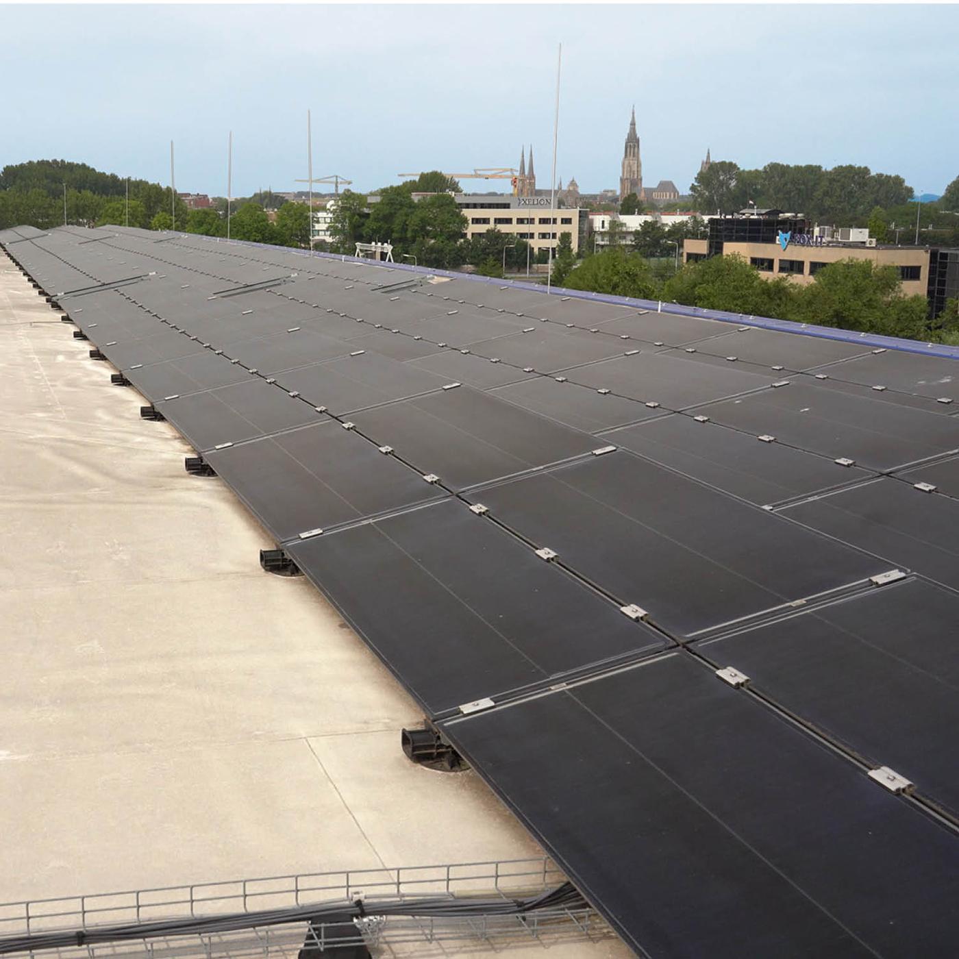Solar panels at IKEA Delft
