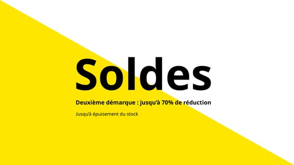 soldes deuxieme demarque