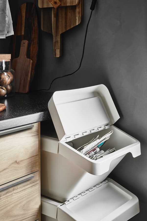 SORTERA Kosz do segregacji odpadów, biały