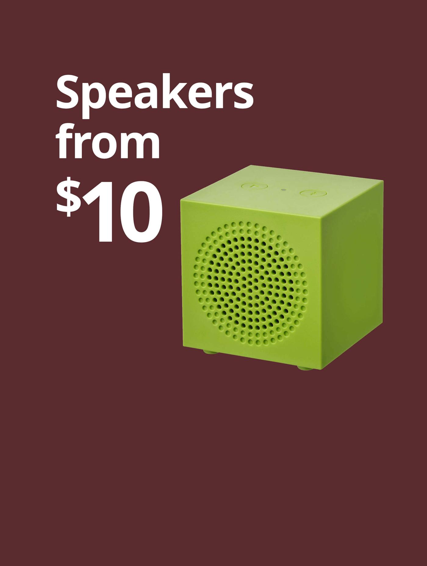 Speakers from $10