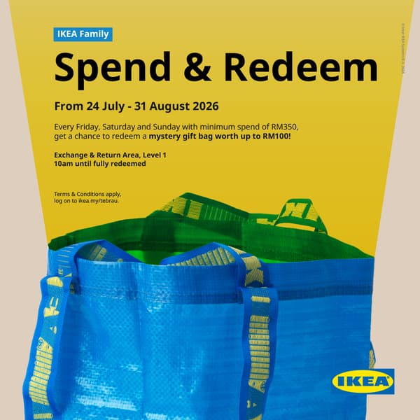 Spend & Redeem a mystery gift bag