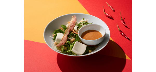 Spicy caesar salad
