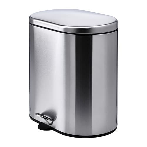 STABBEN cub bas ped 20 l acero inoxidable