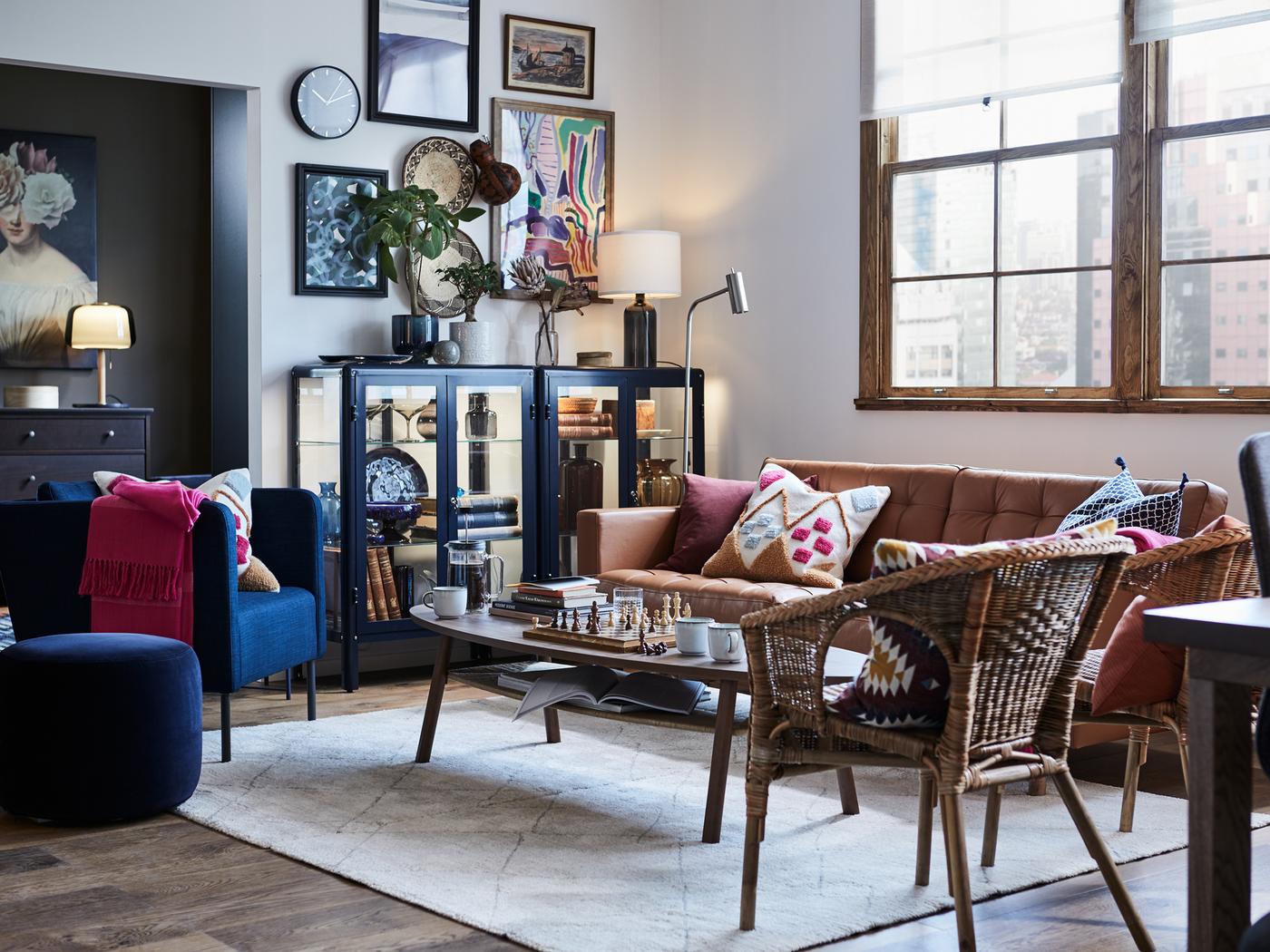 Step into a home that's all about working and living in a single open plan space.