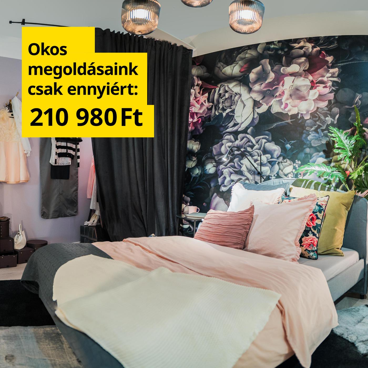 Stílusos hálószoba mérsékelt áron.