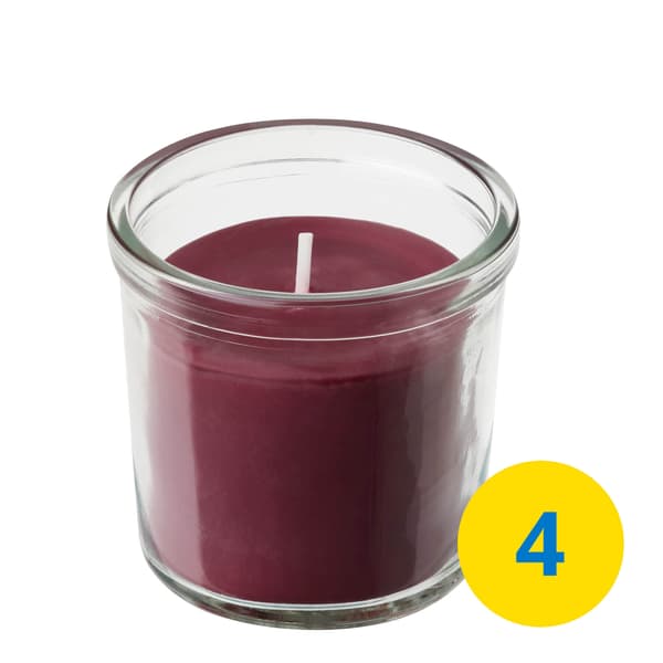 STÖRTSKÖN  scented candle in glass.