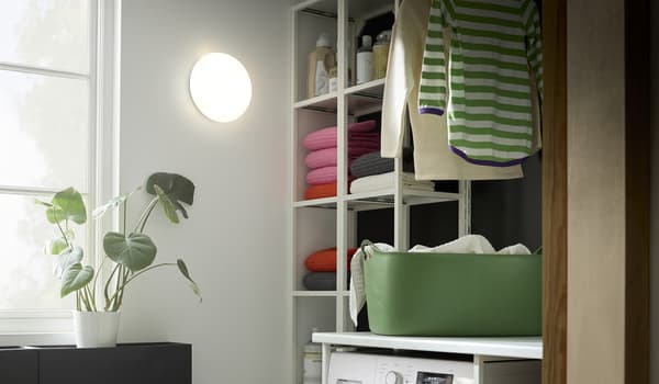 STOFTMOLN
LED ceiling/wall lamp, smart wireless dimmable/warm white white, 24 cm