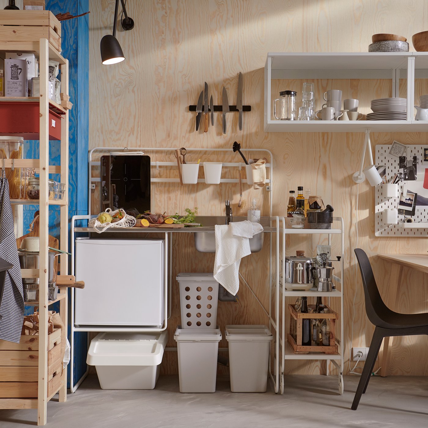 Storage across the home.