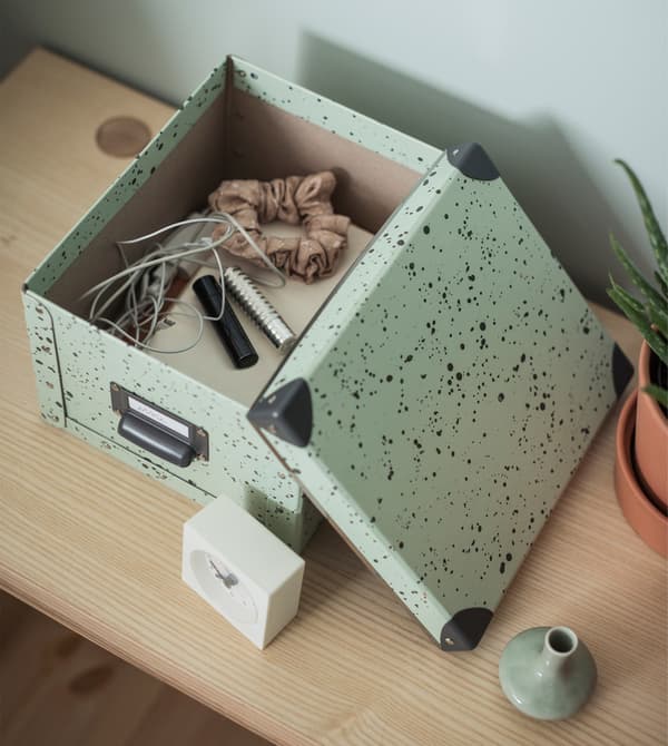 Storage boxes for the bedroom
