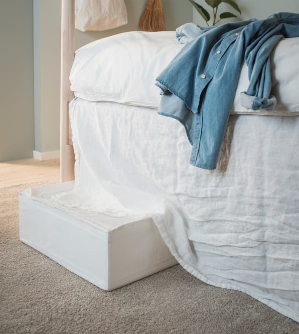 Storage underneath the bed