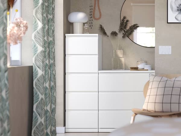STORKLINTA-5-drawer-chest-white-anchor-unlock-function