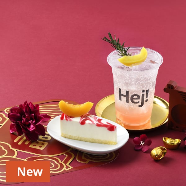 Strawberry Marble Cheesecake with Peach & Rose Peach Soda Set
Special price: 128 THB
Normal price: 146 THB