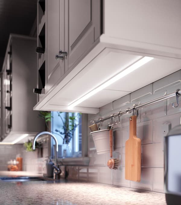 STRÖMLINJE LED worktop lighting, white