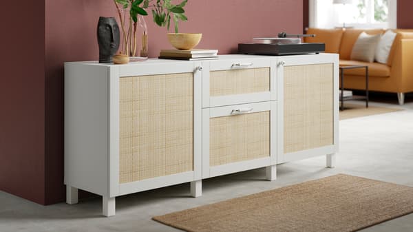 IKEA　STUDSVIKEN ストゥッスヴィーケン 60x64 cm　4枚 STUDSVIKEN/ ストゥツスヴィーケン ポプラ材織物 扉&引き出し前部 - IKEA