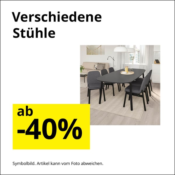 Stühle – Verschiedene Modelle
Originalverpackt ab -40 % Rabatt