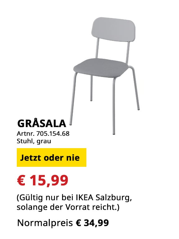 Stuhl im grau im Angebot