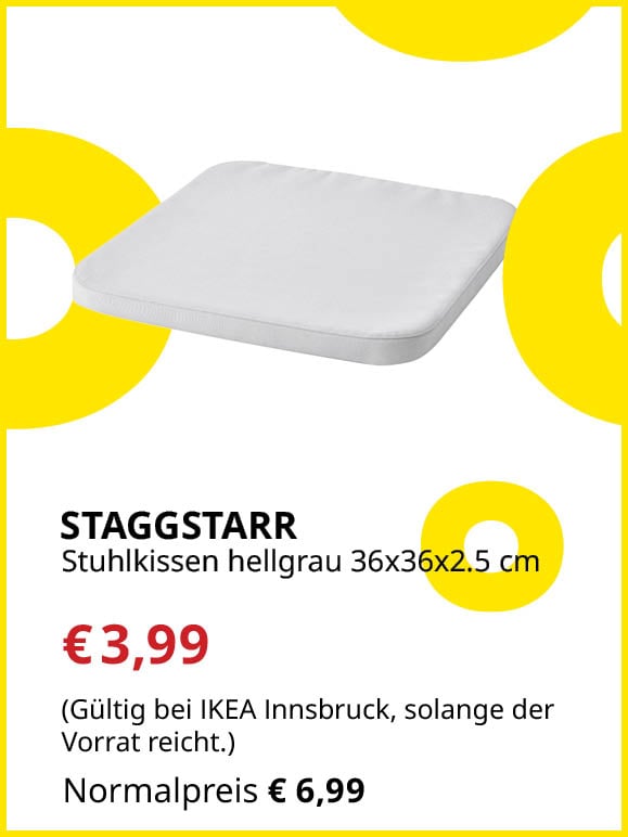 Stuhlkissen hellgrau