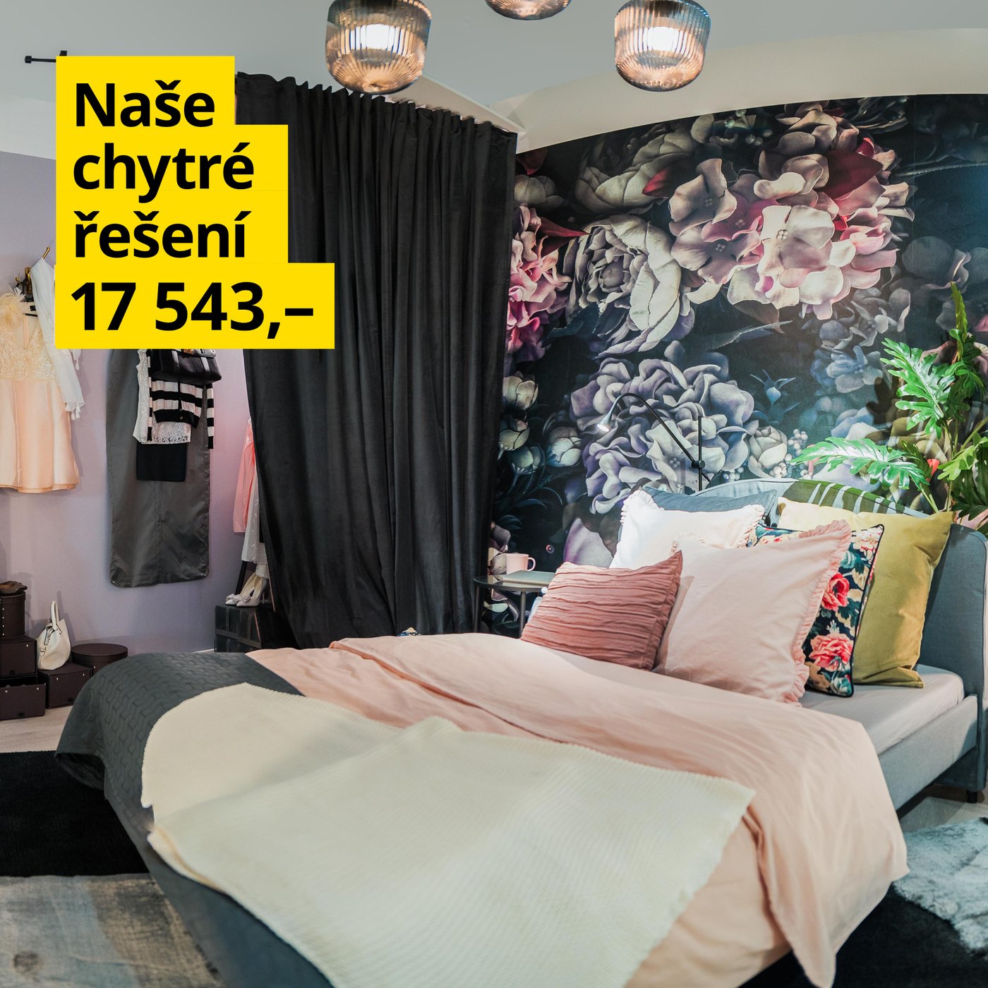 Stylová ložnice za dobrou cenu.