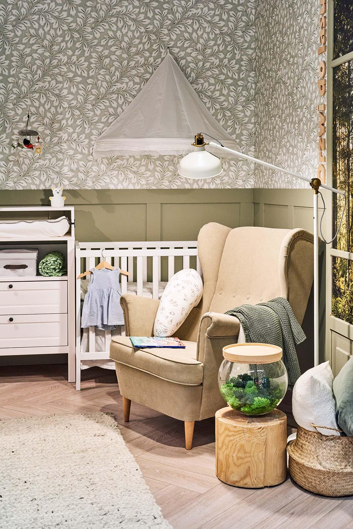 SUNDVIK Łóżko dziecięce, biały, 60x120 cm